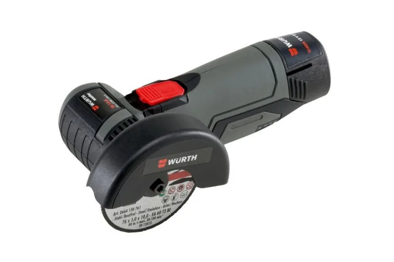 Würth aku kutna brusilica TG 12-A 76 mm (2 × 2,0 Ah + punjač) — Ø 76 mm