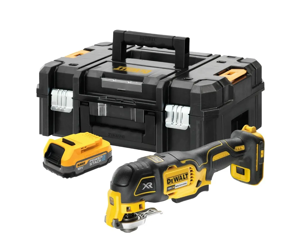 DeWalt aku multi alat DCS356E1T 18 V XR — 3 brzine, 1 × 1,7 Ah POWERSTACK