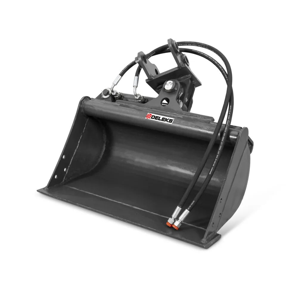 Nagibna planirna žlica za mini bager DELEKS M100B600TILT – 60 cm (za M80/M90/M100/M120)
