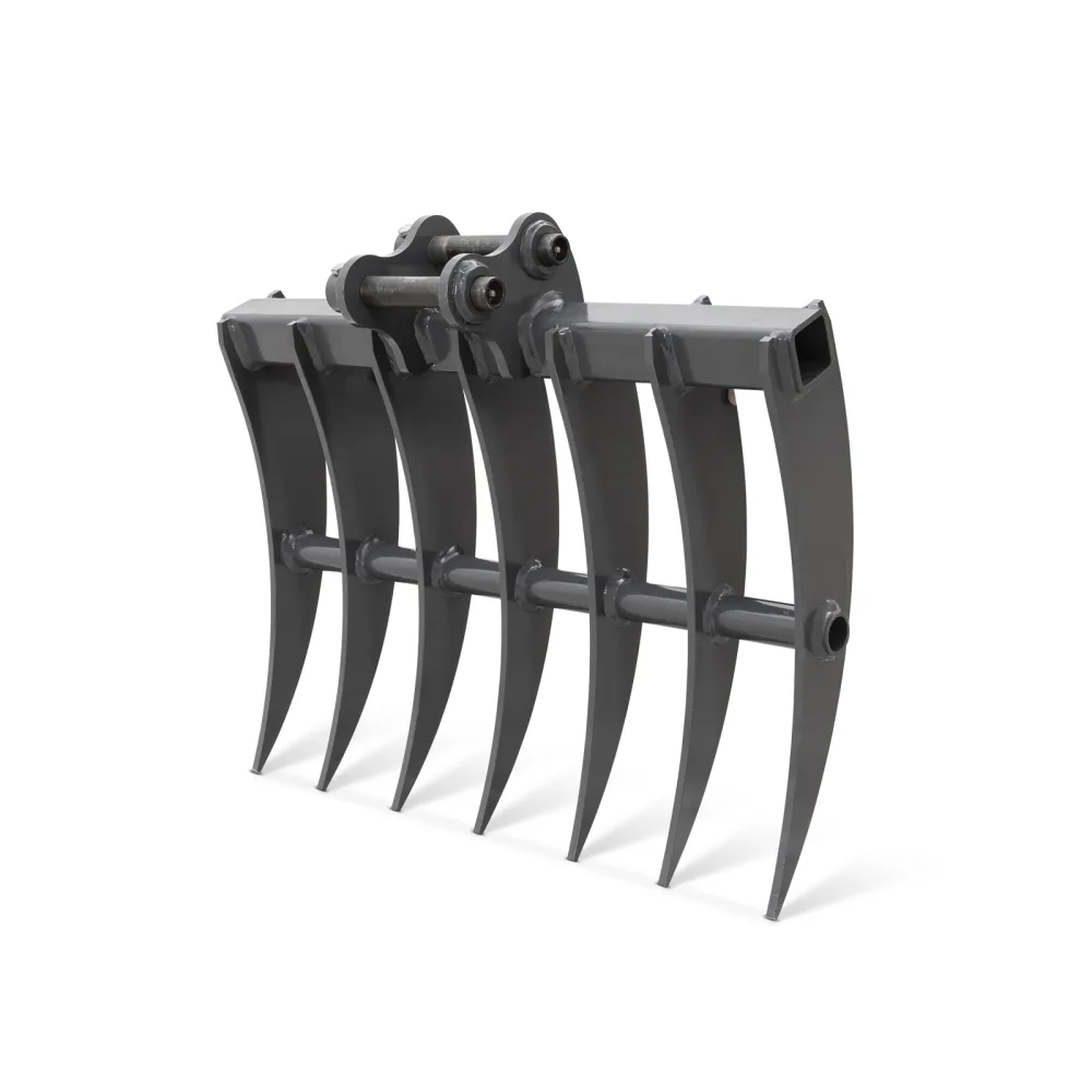 Žlica s riperskim zubima za mini bager DELEKS S100RAKE – 60 cm