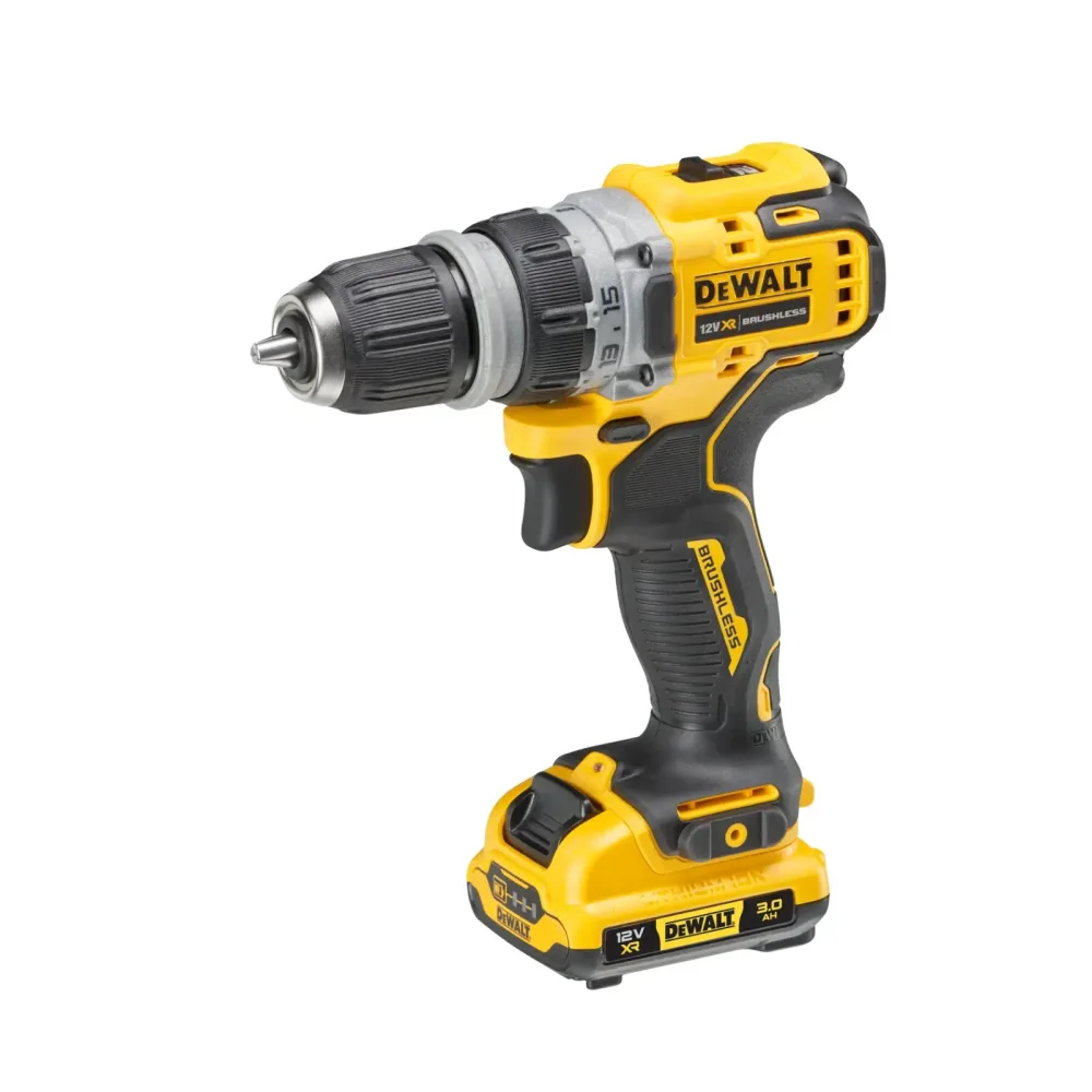DeWalt aku bušilica-odvijač DCD703L2T 12 V XR s 4 glave — 2 × 3,0 Ah, TSTAK