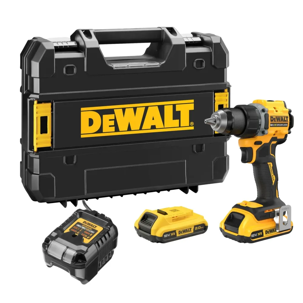 DeWalt aku bušilica-odvijač DCD794D2T 18 V XR — 74 Nm, 2 × 2,0 Ah, TSTAK