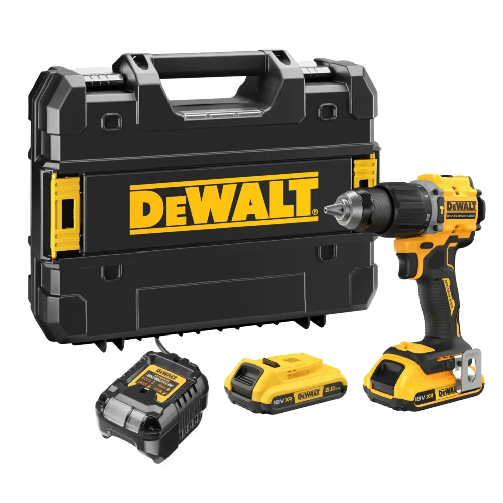 DeWalt aku udarna bušilica-odvijač DCD799D2T 18 V XR — 74 Nm, 2 × 2,0 Ah, TSTAK