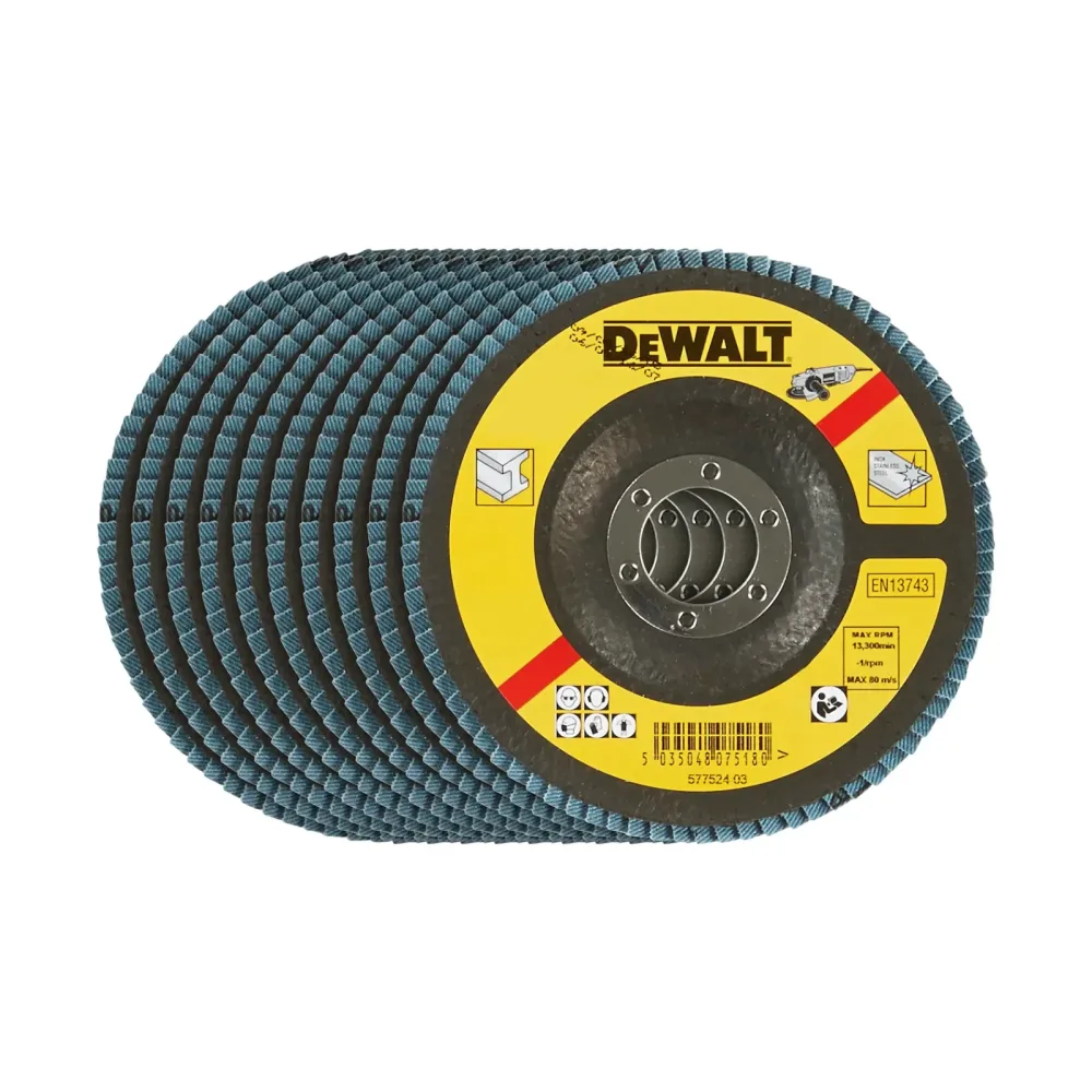 DeWalt lamelna brusna ploča DT3255 Standard — 115 mm, granulacija 36, kosa
