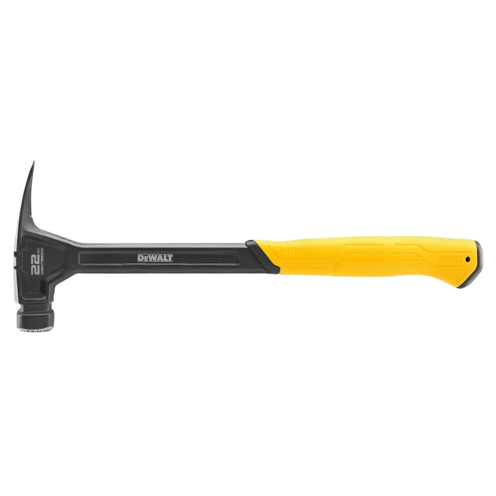 DeWalt tesarski čekić DWHT51005-0 — 624 g, zakrivljena kandža