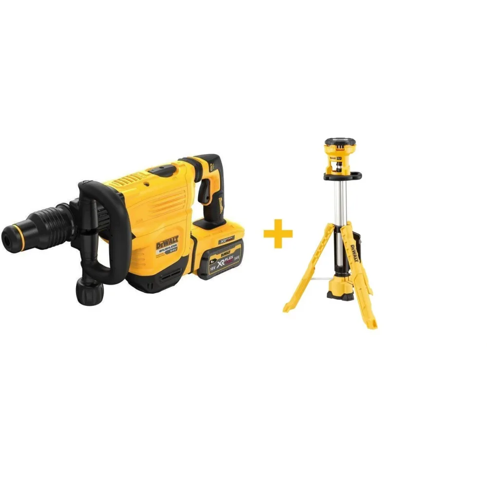 DeWalt aku čekić za štemanje DCH832X2 SDS-max 54 V FLEXVOLT — 10,5 J, 2 × 9,0 Ah