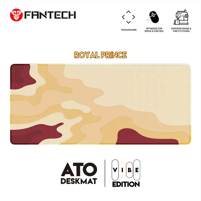 Podložak za miš Fantech 900x400x4mm ato MP905-RP vibe bež crveni