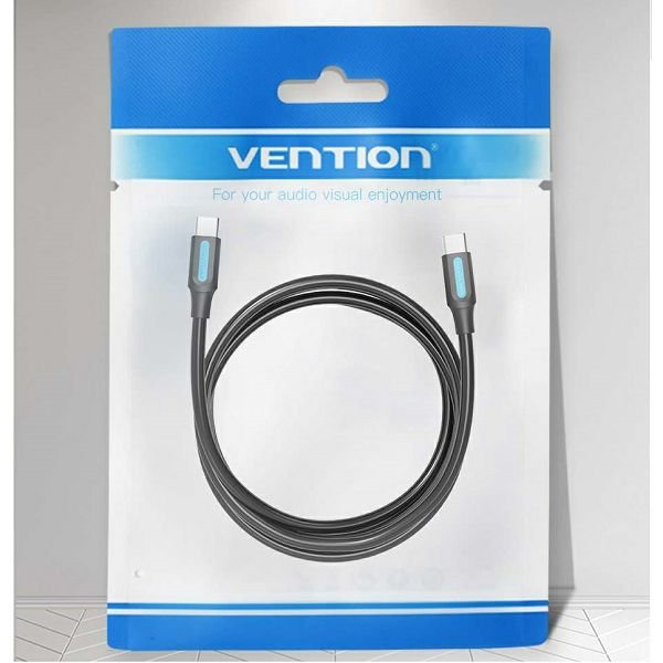 Tip C kabel muški na tip C muški 2.0 Vention 3 m cosbi pvc crni