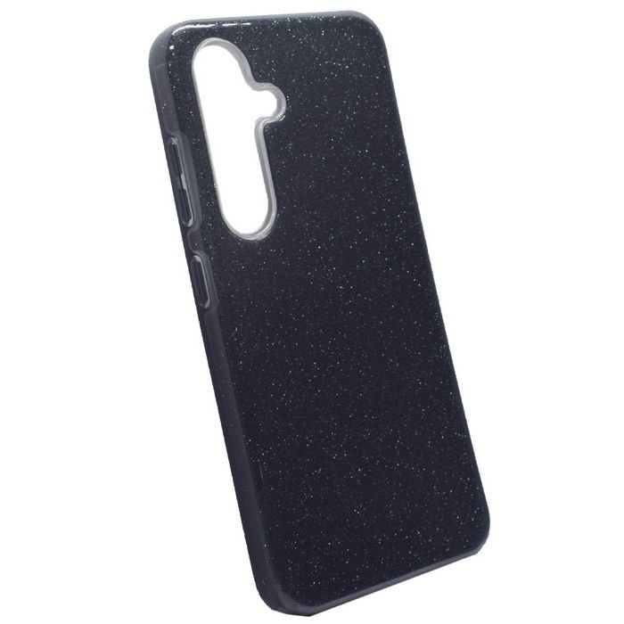 Maskica +CLASS TPU glitter za Samsung S24, S921B, S25, S931B crna