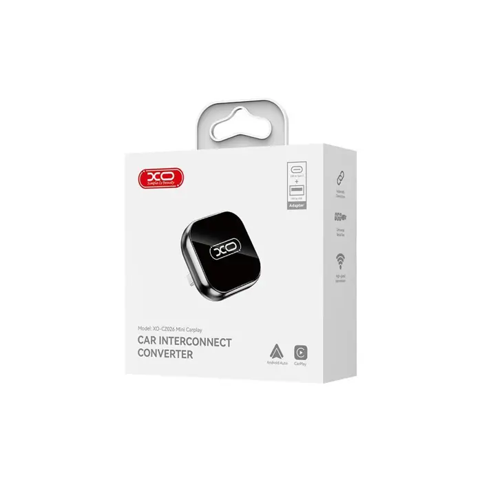 Bluetooth adapter carplay i Android auto XO CZ026 crni