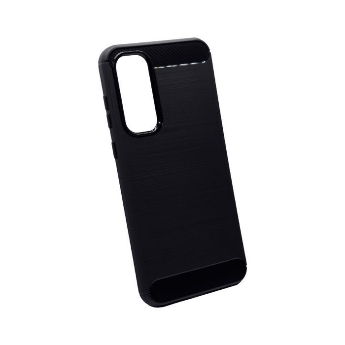 Maskica +CLASS TPU karbon mat za Samsung A25 5G, A256 crna