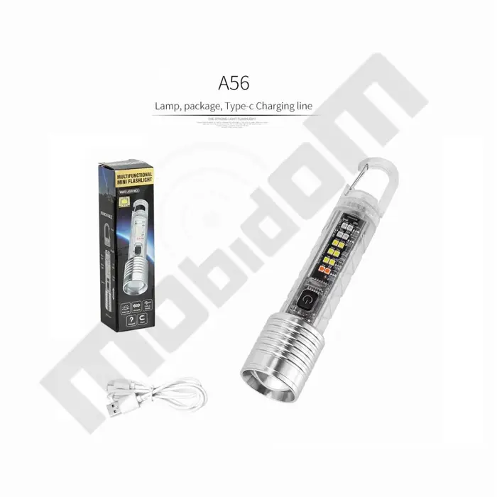 Ručna LED lampa punjiva tip C A56