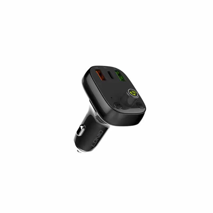 FM transmiter i auto punjač LDNIO C704Q 2*USB + PD tip C + kabel tip C na C