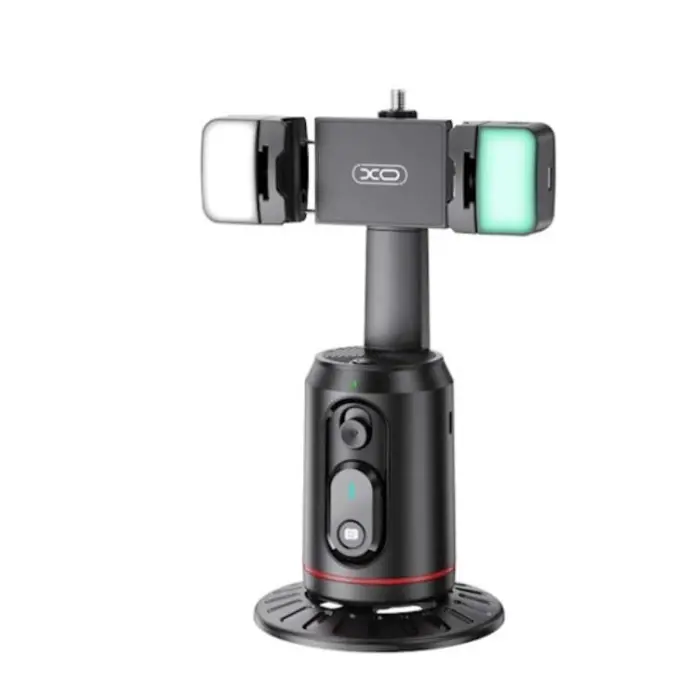 Pametni selfi stativ XO Bluetooth s praćenjem pokreta rotacija SS16 crni