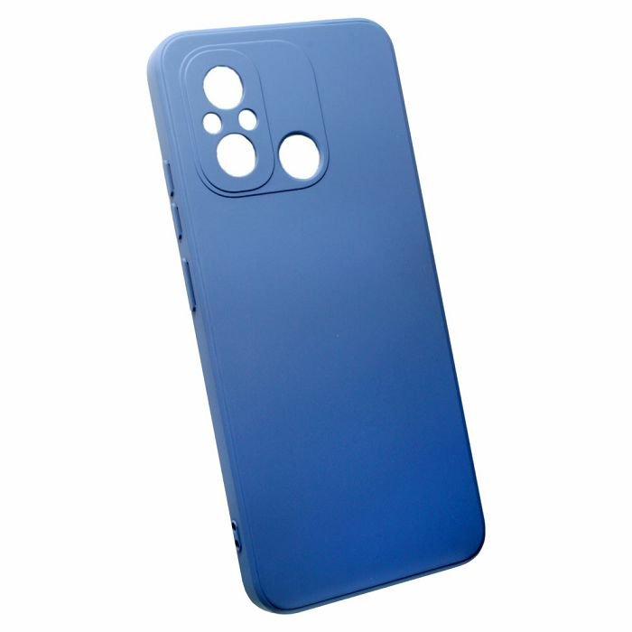Maskica +CLASS silicone Edge za Xiaomi Redmi 12C tamno plava