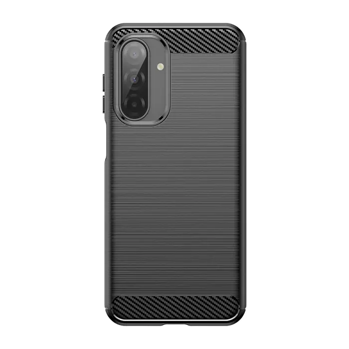 Maskica +CLASS TPU karbon mat za Samsung A17 5G, A176 crna
