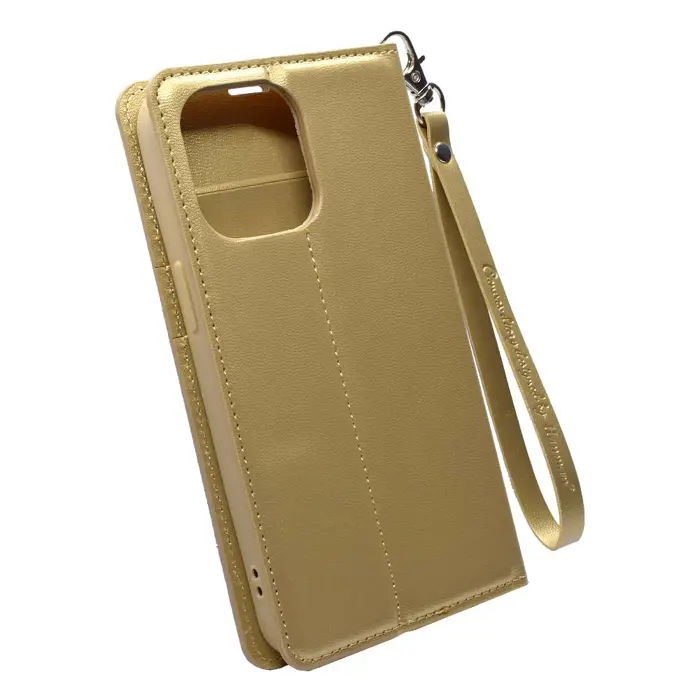 Torbica hanman Flip H za iPhone 13 Pro magnet zlatna