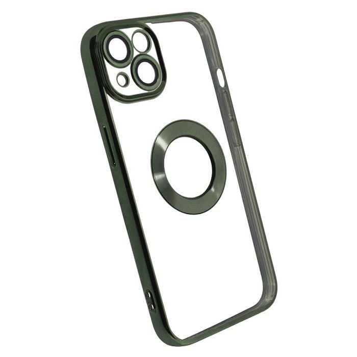 Maskica +CLASS TPU chrome za iPhone 13 zelena