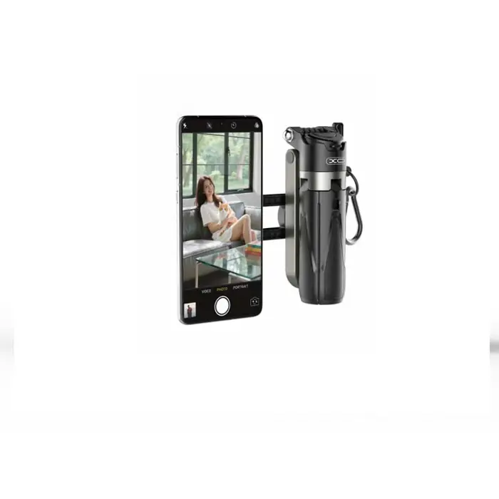Pametni selfi stativ XO Bluetooth magnetski kompaktan 4u1 SS24 crni