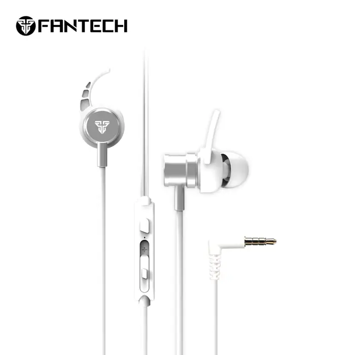 Hands-free slušalice žične gaming in-ear Fantech 3.5 mm + mikrofon EG3 bijele