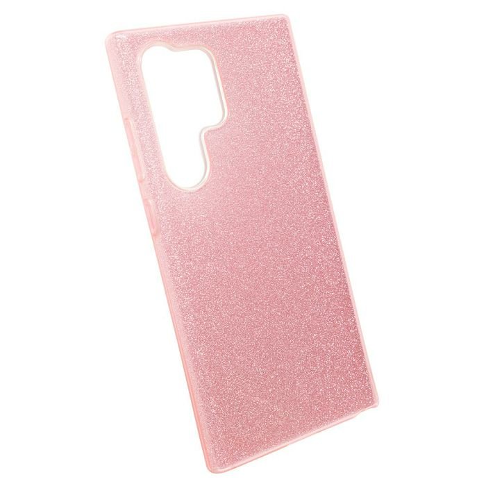 Maskica +CLASS TPU glitter za Samsung S24 Ultra, S928B roza