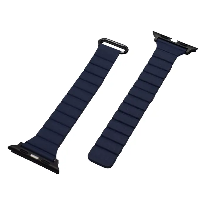 Remen za ap Watch 42 44 45 49mm slim na magnet 201mm / 15mm T. plavi