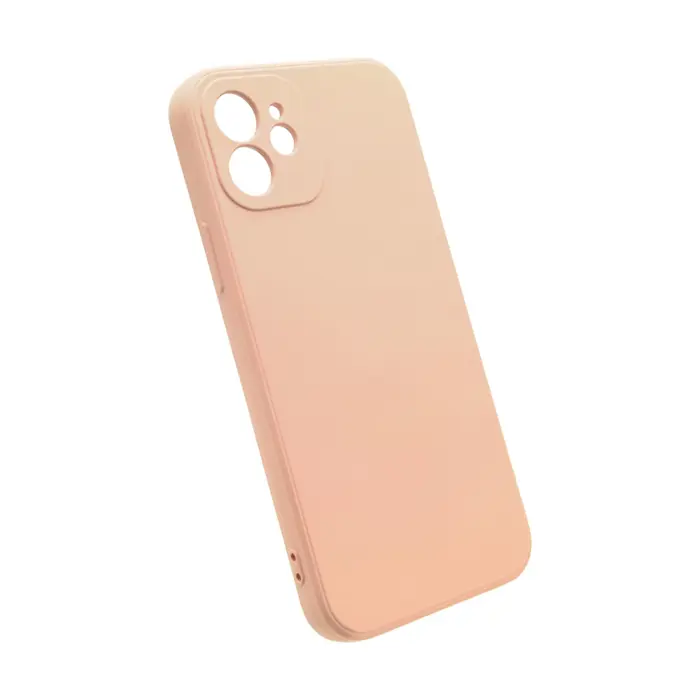 Maskica +CLASS silicone Edge za iPhone 12 breskva