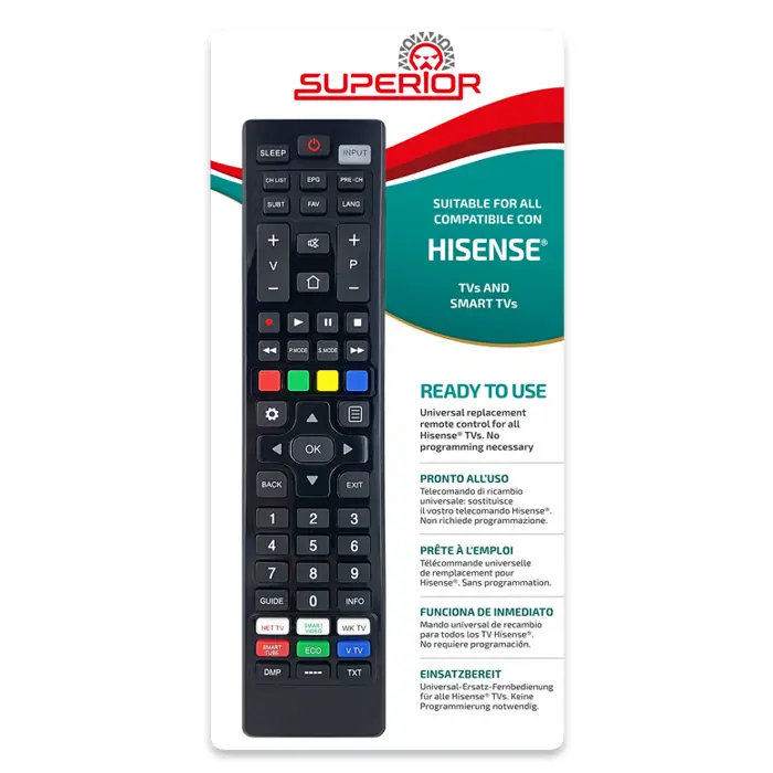 Daljinski upravljač superior za hisense Smart TV SUPTRB028