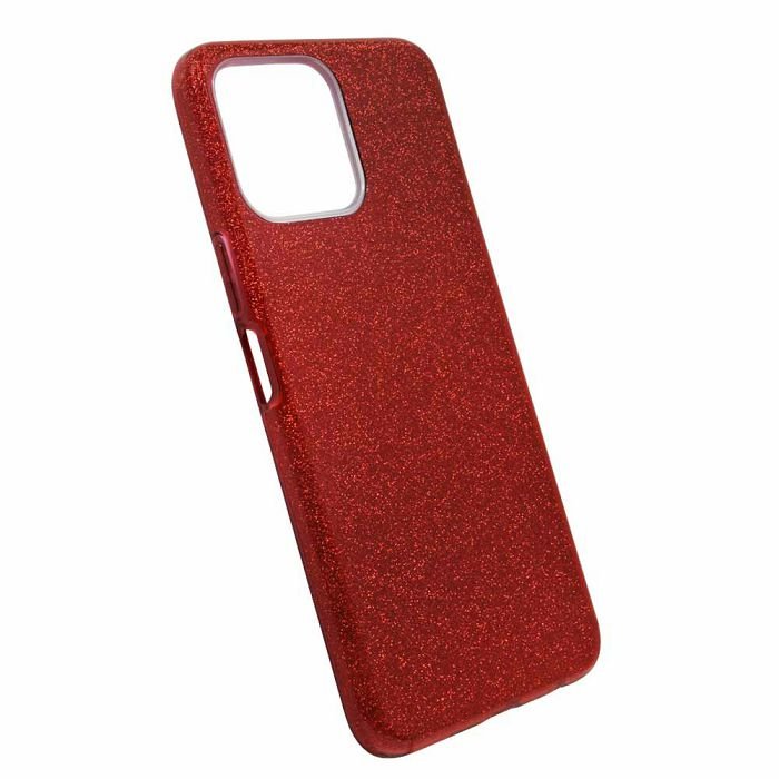 Maskica +CLASS TPU glitter za Honor X8 crvena