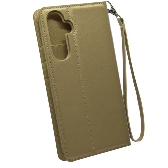 Torbica hanman Flip H za Samsung A15 4G A155, A15 5G A156 magnet zlatna