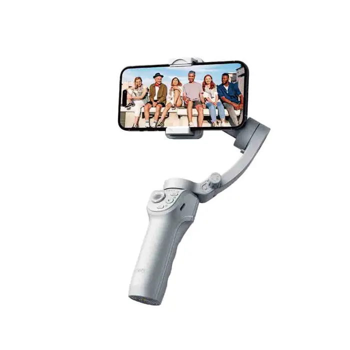 Gimbal stabilizator XO s tri osi nagiba za pametni telefon SS17 sivi
