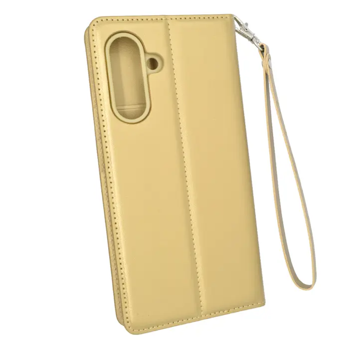 Torbica hanman Flip H za Samsung A26 5G, A266, magnet zlatna