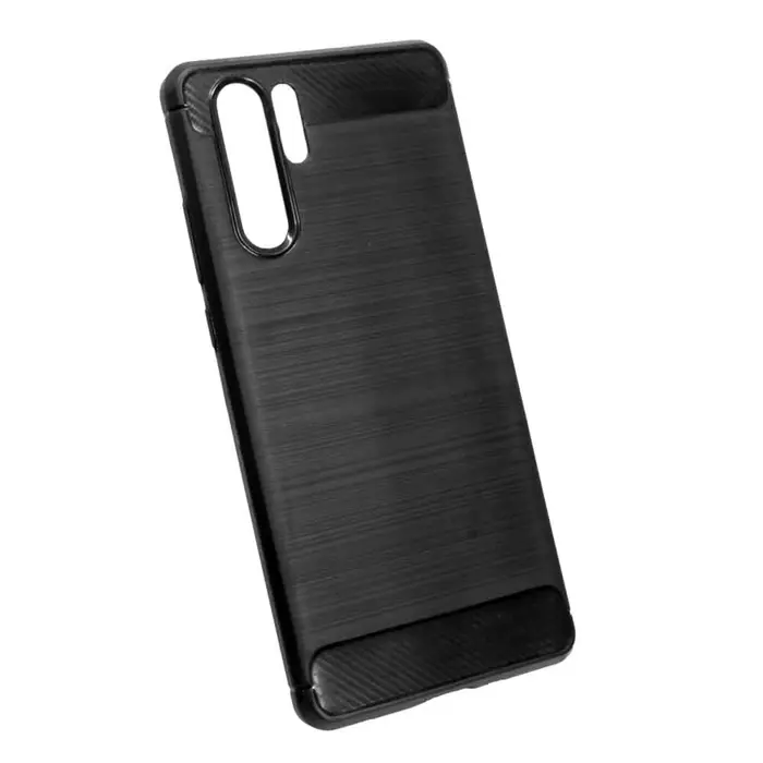 Maskica +CLASS TPU karbon mat za Huawei P30 Pro crna