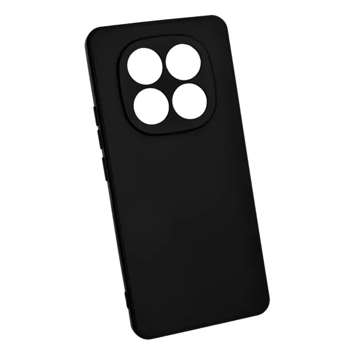 Maskica +CLASS silicone Edge za Xiaomi Redmi Note 14 Pro 5G, Poco X7 crna