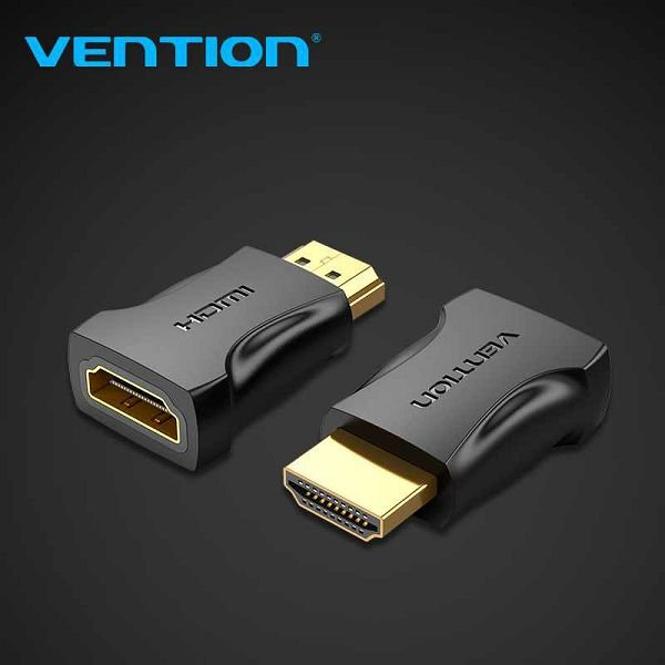Adapter HDMI muški na HDMI ženski 2 kom Vention AIMB0-2 crni