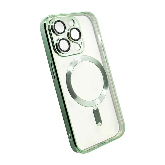 Maskica +CLASS MagSafe electro za iPhone 12 Pro Max zelena