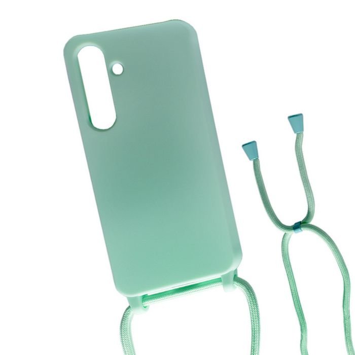 Maskica +CLASS silicone s uzicom za Samsung S24 Ultra, S928B zelena