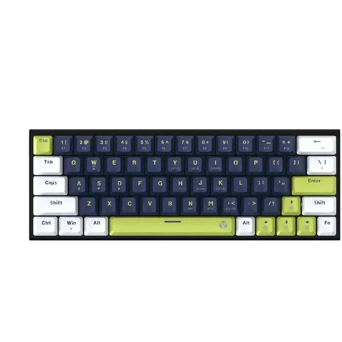 Tipkovnica gaming žična mehanička Fantech atom 63 rosie sw. MK874V2 navy