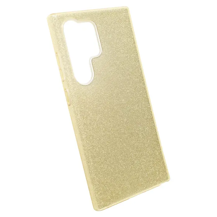 Maskica +CLASS TPU glitter za Samsung S24 Ultra, S928B zlatna