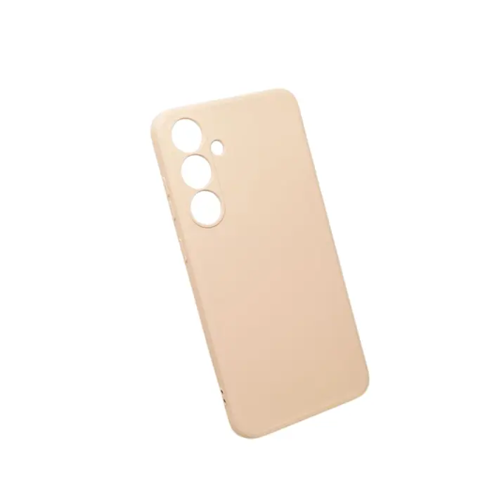Maskica +CLASS silicone Edge za Samsung A18 4G, A185, breskva