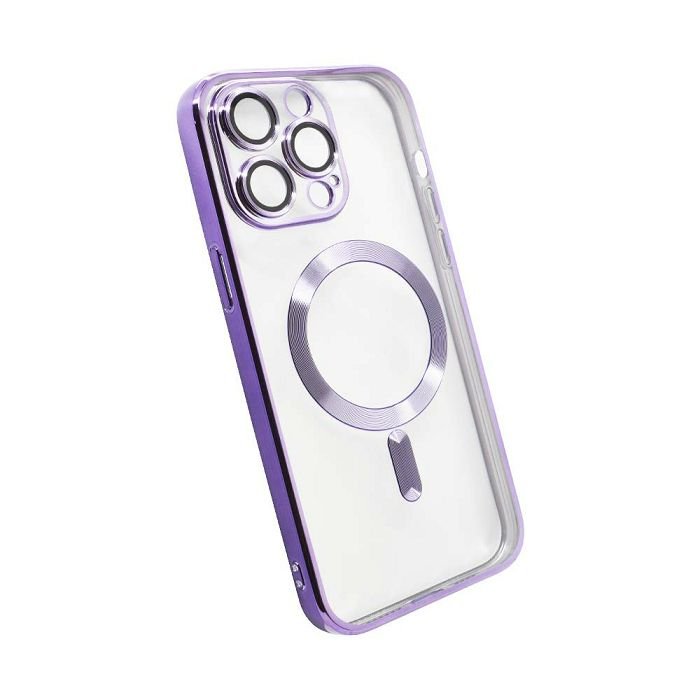 Maskica +CLASS MagSafe electro za iPhone 15 Pro Max ljubičasta