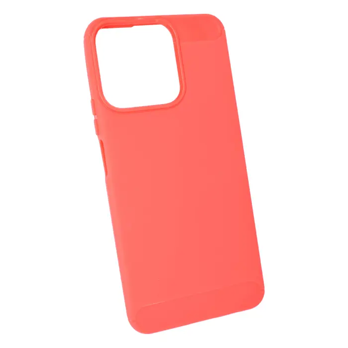 Maskica +CLASS TPU karbon mat za Honor 200 Smart crvena