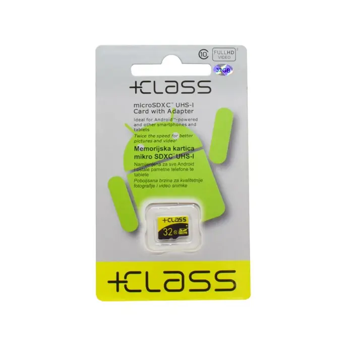 Memorijska kartica +CLASS mikro SD 32GB klasa 10 HC