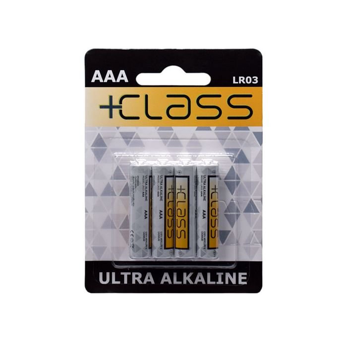 Baterije alkalne +CLASS LR03 aaa 4 KOM blister
