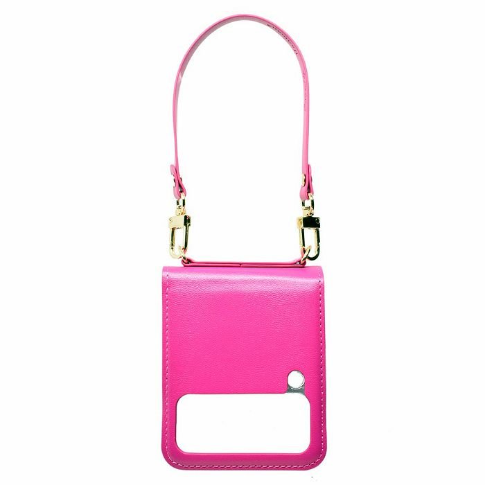 Torbica hanman Flip H za Samsung Z Flip 4, F721B magnet T. roza