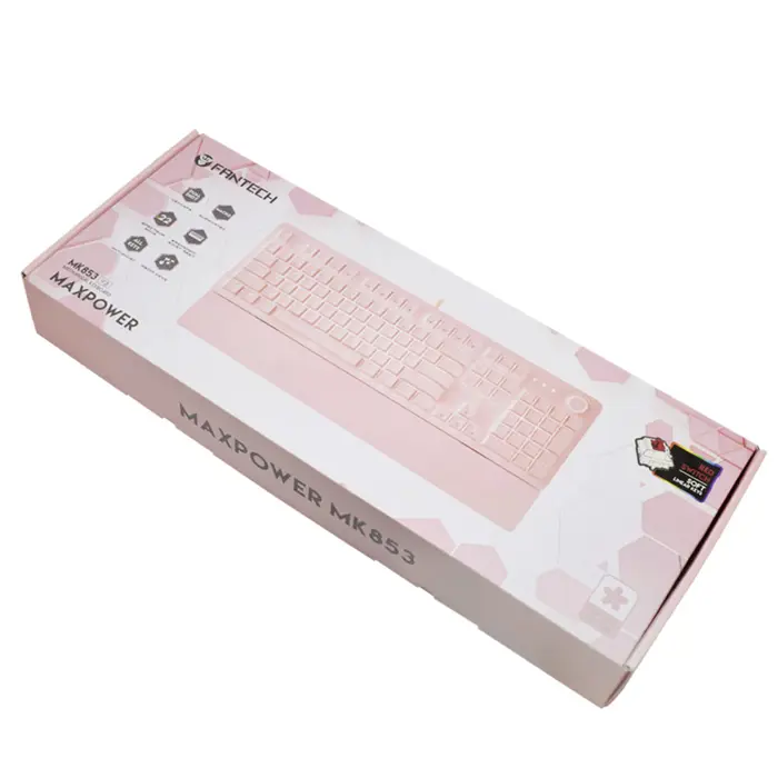 Tipkovnica gaming žična mehanička Fantech Max power r.sw MK853 V2 sakura edition