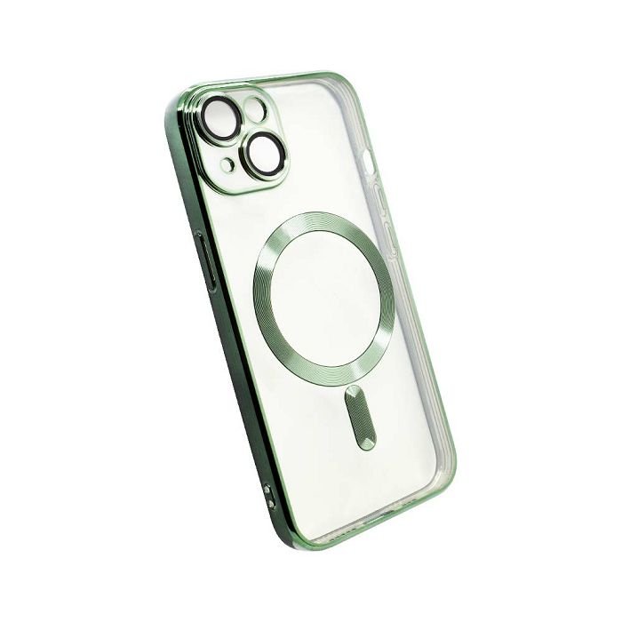 Maskica +CLASS MagSafe electro za iPhone 13 zelena