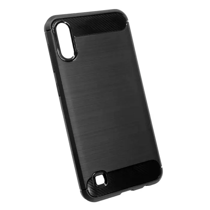 Maskica +CLASS TPU karbon mat za Samsung A10, A105F crna