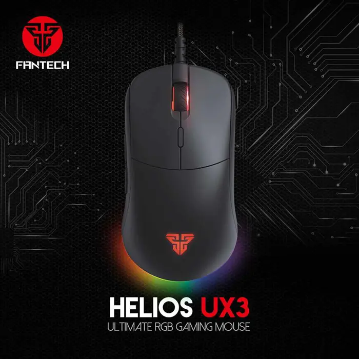 Miš gaming žični Fantech 16000 DPI helios UX3 crni