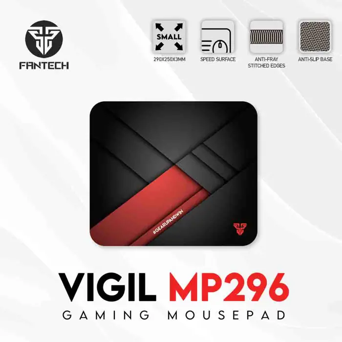 Podložak za miš Fantech speed 290x250x3 mm vigil MP296 crni